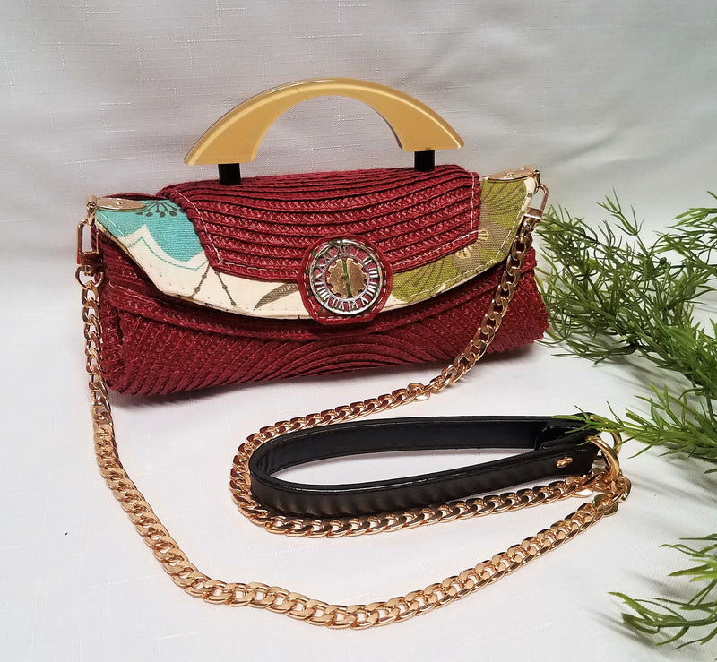 Eclipse | Raspberry - Handcrafted - Little handbag – Liz Jordan Avenue